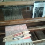 Weaving silk in Torre Guinigi